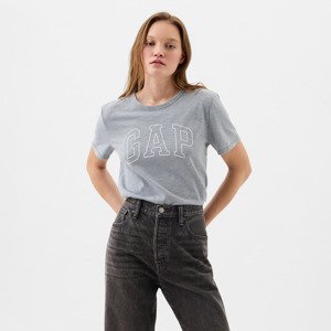 GAP Logo Slub Tee Crystal Blue Dusk