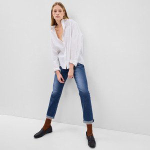 GAP Denim Pants Girlfriend - Mid Rise Medium Wash