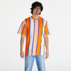 Karl Kani Small Signature Stripe Tee Orange/ Apricot/ Off White