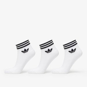 Ponožky adidas Trefoil Ankle Socks 3-Pack White/ Black 35-38
