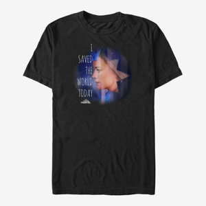 Queens Captain Marvel: Movie - Saved The World Unisex T-Shirt Black