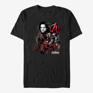 Queens Marvel Avengers: Infinity War - Bucky Crew Unisex T-Shirt Black