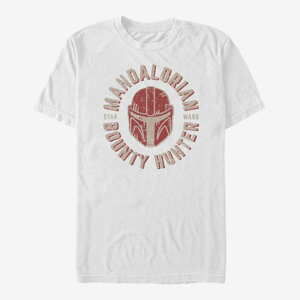 Queens Star Wars: The Mandalorian - Lone Wolf Unisex T-Shirt White