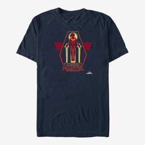 Queens Captain Marvel: Movie - Take Flight Unisex T-Shirt Navy Blue