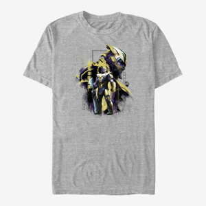 Queens Marvel Avengers Endgame - Titan Frame Unisex T-Shirt Heather Grey