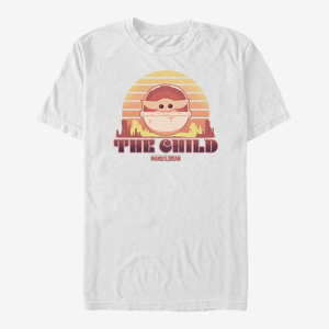 Queens Star Wars: The Mandalorian - Sunset Child Unisex T-Shirt White