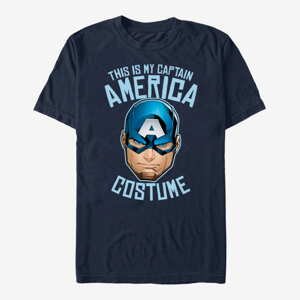 Queens Marvel Avengers Classic - Capt America Costume Unisex T-Shirt Navy Blue