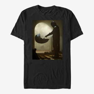 Queens Star Wars: The Mandalorian - Tall Scene Unisex T-Shirt Black