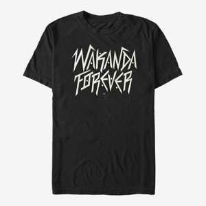 Queens Marvel Black Panther: Movie - Wakanda Simp Forevs Unisex T-Shirt Black