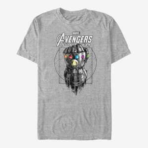 Queens Marvel Avengers: Infinity War - Ancient Gauntlet Unisex T-Shirt Heather Grey