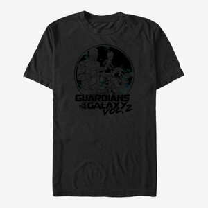 Queens Marvel GOTG 2 - Star Lord 70'S Unisex T-Shirt Black