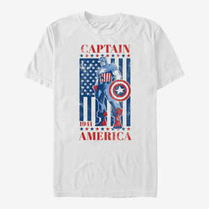 Queens Marvel Avengers Classic - Captain Merica Unisex T-Shirt White