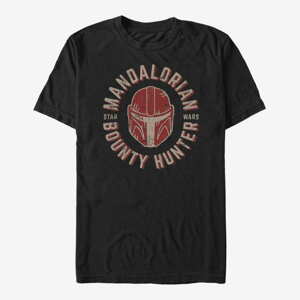 Queens Star Wars: The Mandalorian - Lone Wolf Unisex T-Shirt Black