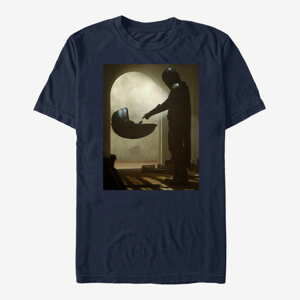 Queens Star Wars: The Mandalorian - Tall Scene Unisex T-Shirt Navy Blue