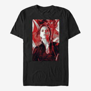 Queens Marvel Avengers Endgame - Red Painted Unisex T-Shirt Black