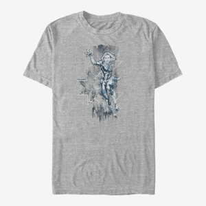 Queens Captain Marvel: Movie - Soaring Captain Unisex T-Shirt Heather Grey