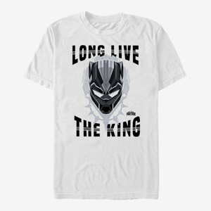 Queens Marvel Black Panther: Movie - Long Live Unisex T-Shirt White