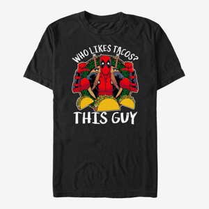 Queens Marvel Deadpool - Love Tacos Unisex T-Shirt Black