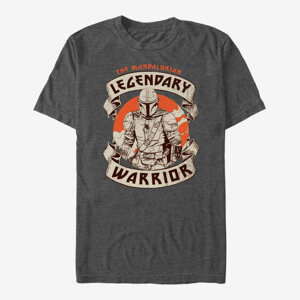 Queens Star Wars: The Mandalorian - Lone Hunter Unisex T-Shirt Dark Heather Grey