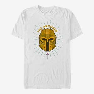Queens Star Wars: The Mandalorian - Armorer Shield Unisex T-Shirt White