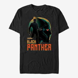 Queens Marvel Avengers: Infinity War - King Wakanda Sil Unisex T-Shirt Black