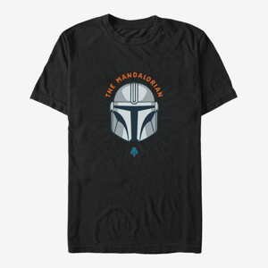 Queens Star Wars: The Mandalorian - Simple Shield Unisex T-Shirt Black