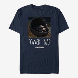 Queens Star Wars: The Mandalorian - Power Nap Unisex T-Shirt Navy Blue