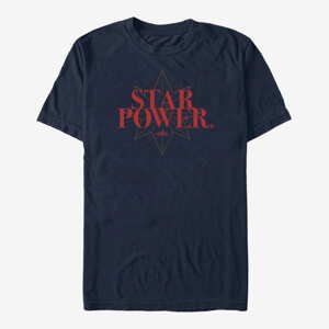 Queens Captain Marvel: Movie - Star Power Unisex T-Shirt Navy Blue
