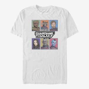 Queens Marvel Guardians of the Galaxy Vol. 3 - Pastel Boxes Unisex T-Shirt White
