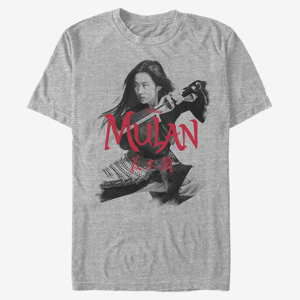 Queens Disney Mulan: Live Action - Fighting Stance Unisex T-Shirt Heather Grey