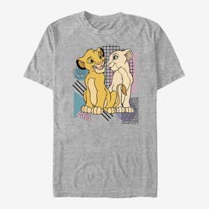 Queens Disney The Lion King - Lion King Nostalgia Unisex T-Shirt Heather Grey