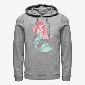 Queens Disney The Little Mermaid - Signed Ariel Unisex Hoodie Heather Grey
