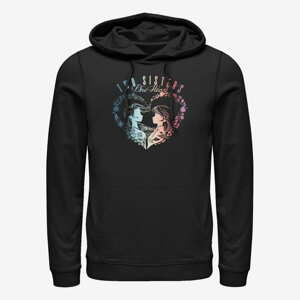 Queens Disney Frozen 2 - Two Sisters One Heart Unisex Hoodie Black