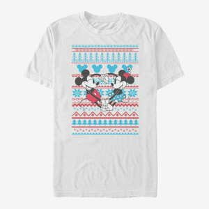 Queens Disney Mickey Classic - Mickey & Minnie Sweater Unisex T-Shirt White
