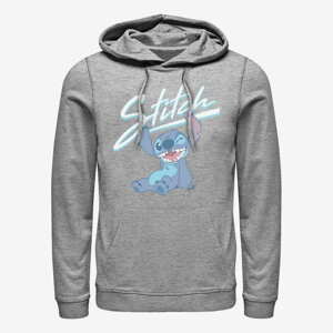 Queens Disney Lilo & Stitch - Stitch Wink Unisex Hoodie Heather Grey