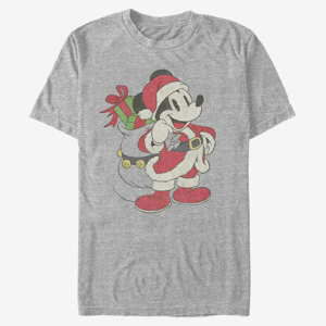 Queens Disney Mickey Classic - Just Santa Mickey Unisex T-Shirt Heather Grey