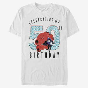 Queens Disney Big Hero 6 Movie - Baymax 50 Years Unisex T-Shirt White