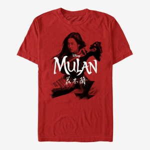 Queens Disney Mulan: Live Action - Fighting Stance Unisex T-Shirt Red