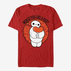 Queens Disney Big Hero 6 Movie - Like a Hug Unisex T-Shirt Red