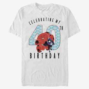 Queens Disney Big Hero 6 Movie - Baymax 40 Years Unisex T-Shirt White