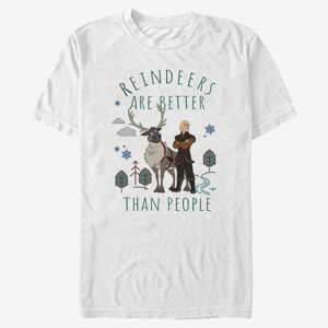 Queens Disney Frozen 2 - Better Reindeers Unisex T-Shirt White