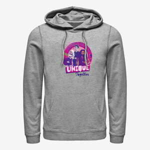 Queens Disney Zombies - Unique Badge Unisex Hoodie Heather Grey