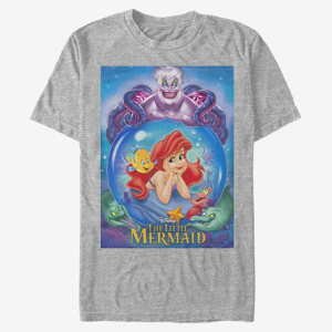 Queens Disney The Little Mermaid - Ariel and Ursula Unisex T-Shirt Heather Grey