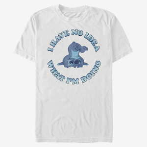 Queens Disney Lilo & Stitch - No Idea Unisex T-Shirt White