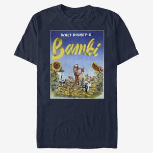 Queens Disney Bambi - Bambi Sunflowers Unisex T-Shirt Navy Blue