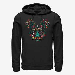 Queens Disney Mickey Classic - Icon Ear Fill Unisex Hoodie Black