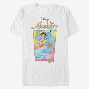 Queens Disney Aladdin - Neon Vapor Unisex T-Shirt White