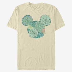 Queens Disney Classic Mickey - Succulents Unisex T-Shirt Natural