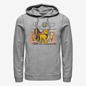 Queens Disney The Lion King: Live Action - Hakuna Group Unisex Hoodie Heather Grey