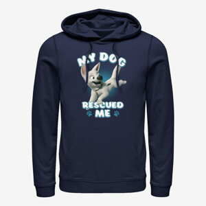 Queens Disney Bolt - Dog Rescued Me Unisex Hoodie Navy Blue